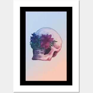 The skull of beautiful Posters and Art